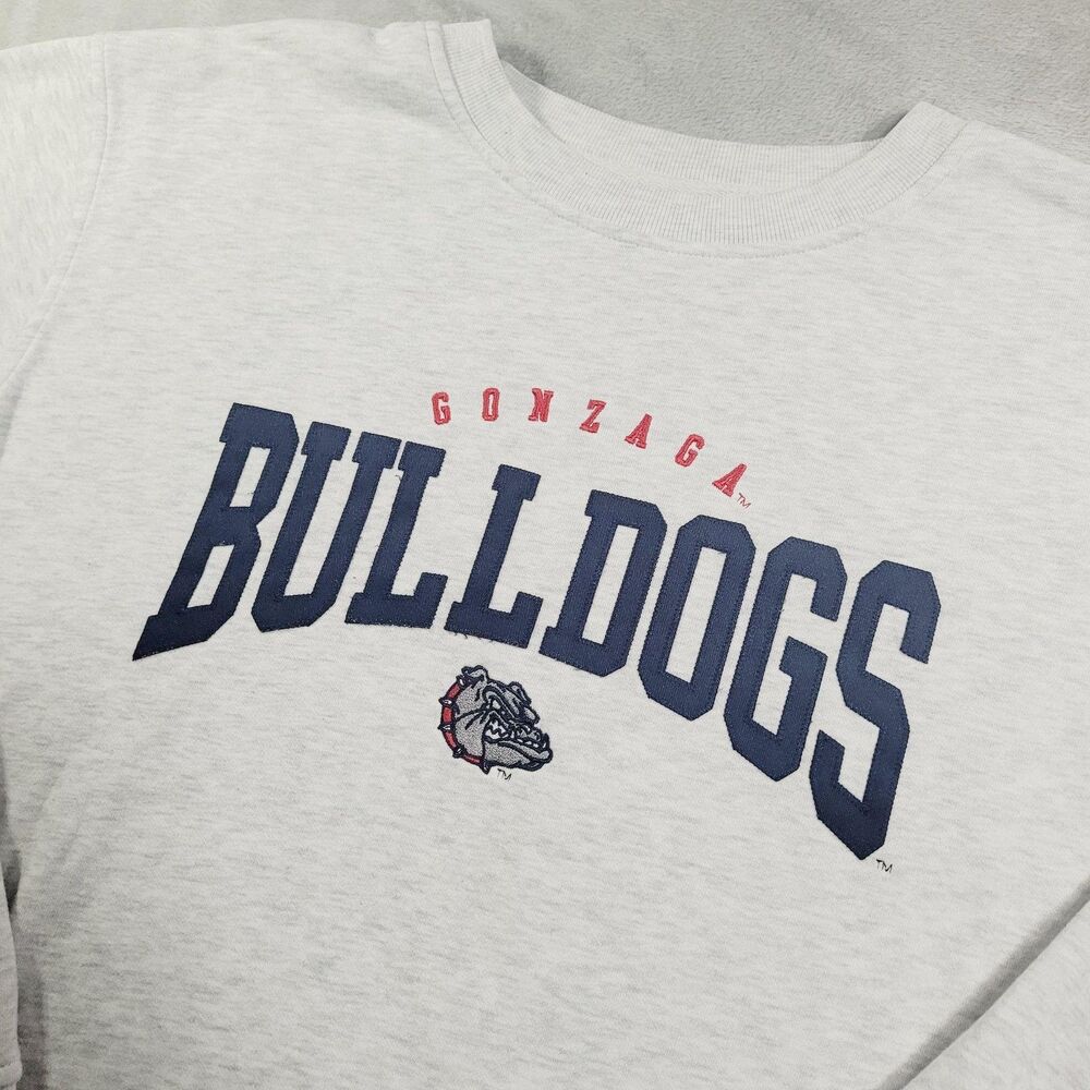 Gonzaga Bulldogs Sweatshirt Mens 2XL Gray NCAA Basketball Champion Crewneck